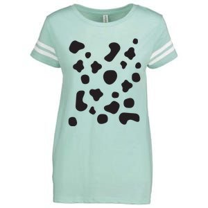 Dalmatian Dog Cool Halloween Group Couple Costume Men Women Enza Ladies Jersey Football T-Shirt