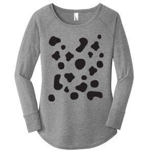 Dalmatian Dog Cool Halloween Group Couple Costume Men Women Women's Perfect Tri Tunic Long Sleeve Shirt