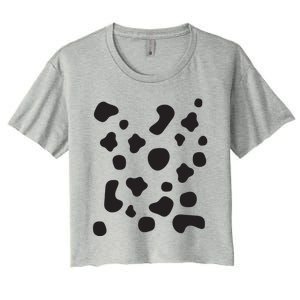 Dalmatian Dog Cool Halloween Group Couple Costume Men Women Women's Crop Top Tee