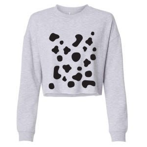 Dalmatian Dog Cool Halloween Group Couple Costume Men Women Cropped Pullover Crew