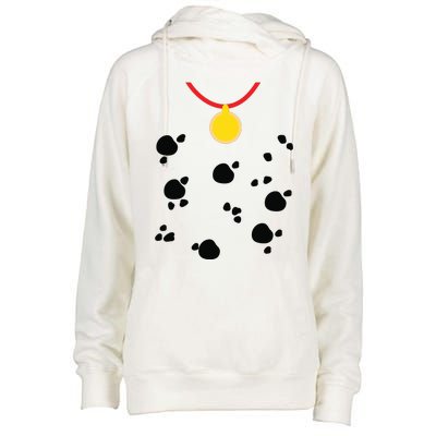 Dalmatian Dog Cute Halloween Costume 5T 4T 3T Womens Funnel Neck Pullover Hood