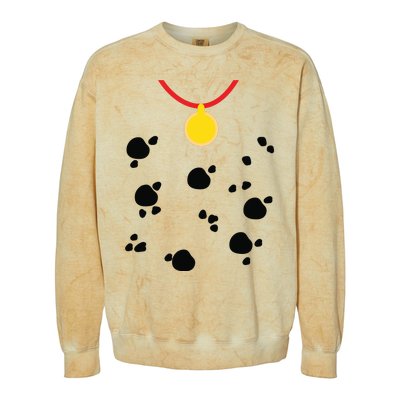 Dalmatian Dog Cute Halloween Costume 5T 4T 3T Colorblast Crewneck Sweatshirt