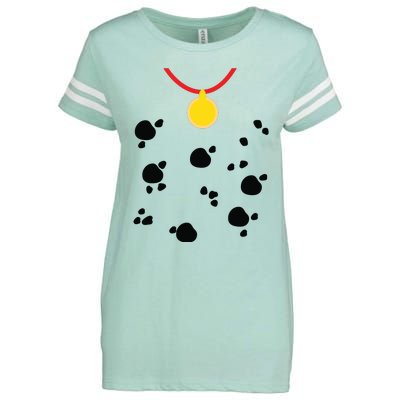 Dalmatian Dog Cute Halloween Costume 5T 4T 3T Enza Ladies Jersey Football T-Shirt