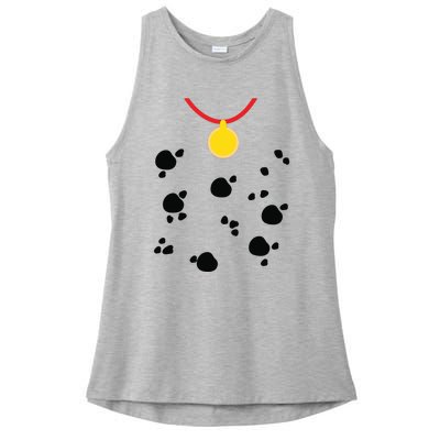 Dalmatian Dog Cute Halloween Costume 5T 4T 3T Ladies PosiCharge Tri-Blend Wicking Tank