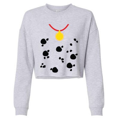 Dalmatian Dog Cute Halloween Costume 5T 4T 3T Cropped Pullover Crew