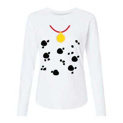 Dalmatian Dog Cute Halloween Costume 5T 4T 3T Womens Cotton Relaxed Long Sleeve T-Shirt