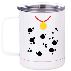 Dalmatian Dog Cute Halloween Costume 5T 4T 3T 12 oz Stainless Steel Tumbler Cup