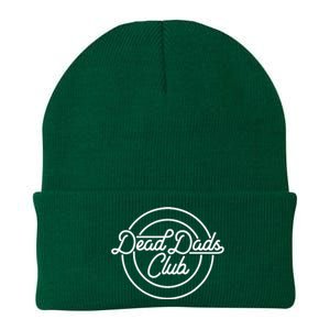 Dead Dad Club Funny Saying Knit Cap Winter Beanie