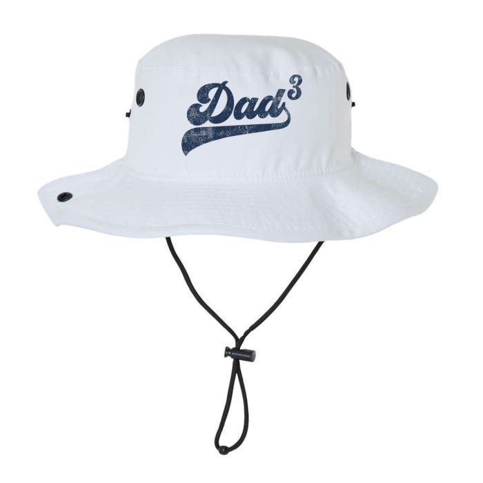 Dad3 Dad Cubed Gifts Father Of Three Daddy 3 Third Time Dad Bucket Hat