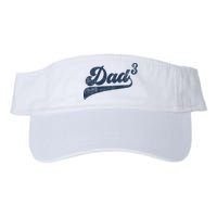 Dad3 Dad Cubed Gifts Father Of Three Daddy 3 Third Time Dad Visor