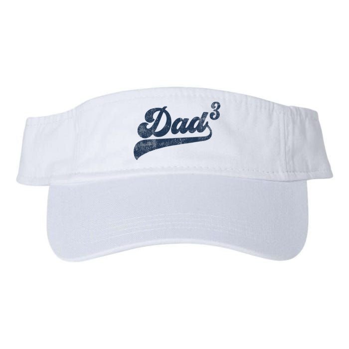 Dad3 Dad Cubed Gifts Father Of Three Daddy 3 Third Time Dad Visor