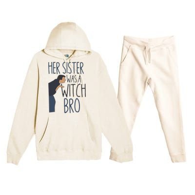 Dad3 Dad Cubed Gifts Father Of Three Her Sister Was A Witcdaddy 3 Third Time Dad Premium Hooded Sweatsuit Set