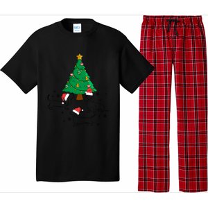 Dachshund Dog Christmas Tree Family Xmas Ugly Dog Owner Meaningful Gift Pajama Set