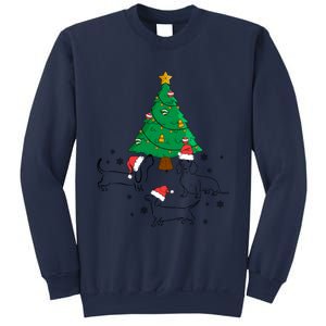 Dachshund Dog Christmas Tree Family Xmas Ugly Dog Owner Meaningful Gift Sweatshirt