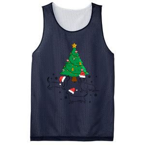 Dachshund Dog Christmas Tree Family Xmas Ugly Dog Owner Meaningful Gift Mesh Reversible Basketball Jersey Tank