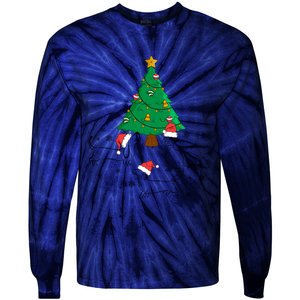 Dachshund Dog Christmas Tree Family Xmas Ugly Dog Owner Meaningful Gift Tie-Dye Long Sleeve Shirt