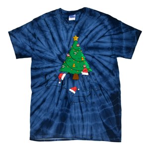 Dachshund Dog Christmas Tree Family Xmas Ugly Dog Owner Meaningful Gift Tie-Dye T-Shirt