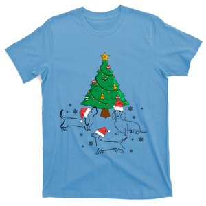 Dachshund Dog Christmas Tree Family Xmas Ugly Dog Owner Meaningful Gift T-Shirt