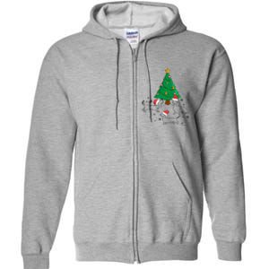 Dachshund Dog Christmas Tree Family Xmas Ugly Dog Owner Meaningful Gift Full Zip Hoodie