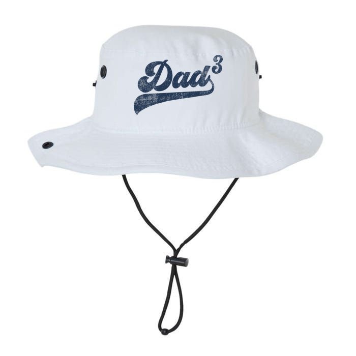 Dad3 Dad Cubed Gifts Father Of Three Daddy 3 Third Time Dad Bucket Hat