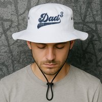 Dad3 Dad Cubed Gifts Father Of Three Daddy 3 Third Time Dad Bucket Hat
