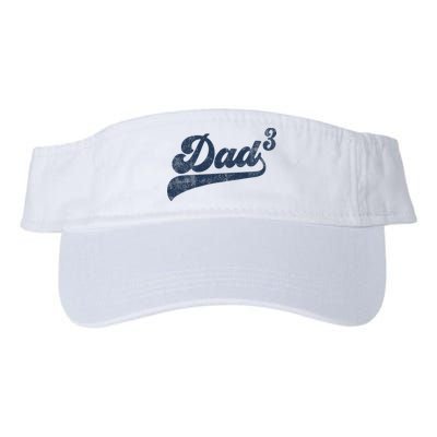 Dad3 Dad Cubed Gifts Father Of Three Daddy 3 Third Time Dad Visor