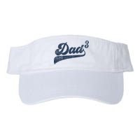 Dad3 Dad Cubed Gifts Father Of Three Daddy 3 Third Time Dad Visor