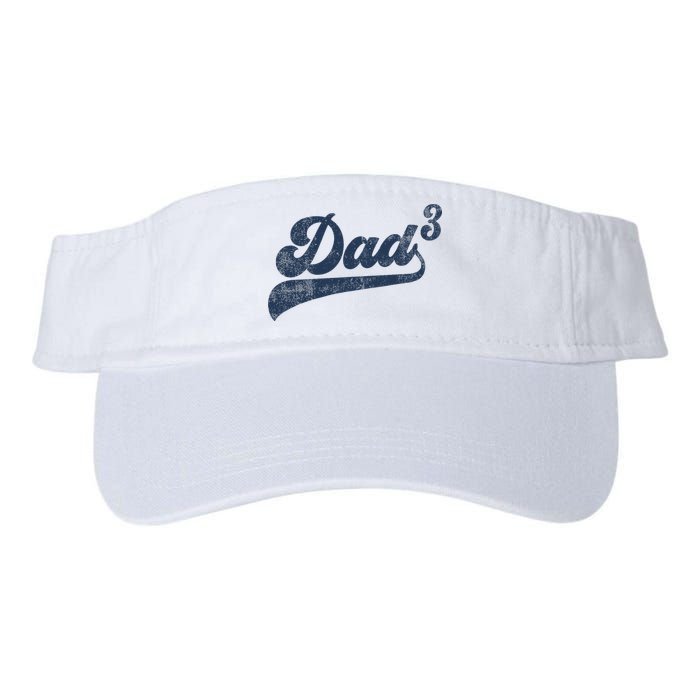 Dad3 Dad Cubed Gifts Father Of Three Daddy 3 Third Time Dad Visor