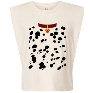 Dog Dalmatian Costume Dalmations Spots Puppy Print Halloween Garment-Dyed Women's Muscle Tee