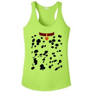 Dog Dalmatian Costume Dalmations Spots Puppy Print Halloween Ladies PosiCharge Competitor Racerback Tank