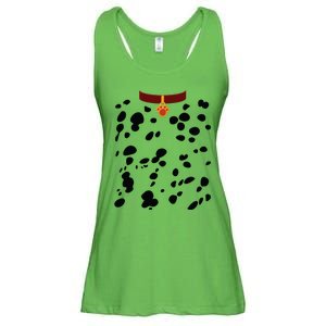 Dog Dalmatian Costume Dalmations Spots Puppy Print Halloween Ladies Essential Flowy Tank