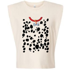 Dog Dalmatian Costume Dalmations Spots Puppy Print Halloween Garment-Dyed Women's Muscle Tee