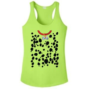 Dog Dalmatian Costume Dalmations Spots Puppy Print Halloween Ladies PosiCharge Competitor Racerback Tank