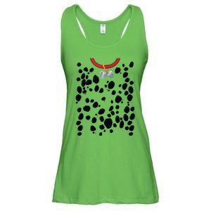 Dog Dalmatian Costume Dalmations Spots Puppy Print Halloween Ladies Essential Flowy Tank