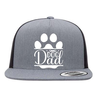 Dog Dad Cute T Flat Bill Trucker Hat