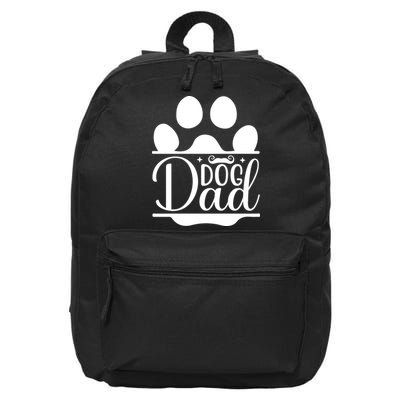 Dog Dad Cute T 16 in Basic Backpack