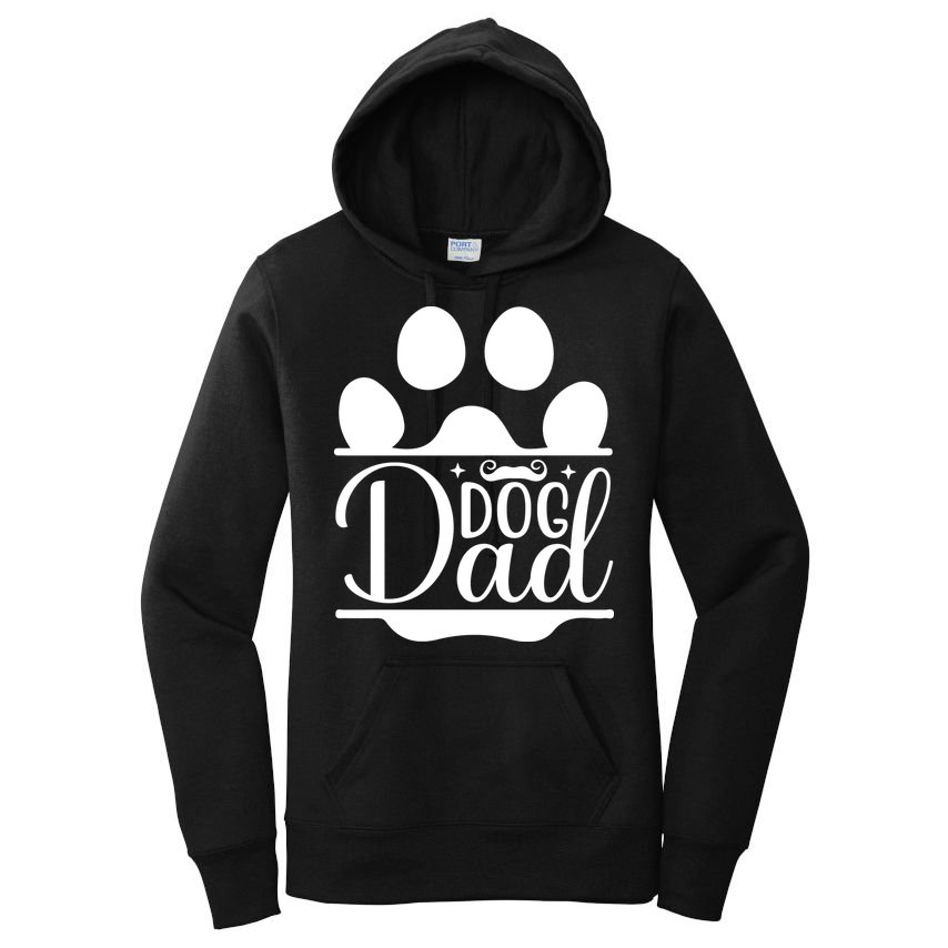 Dog Dad Cute T Women's Pullover Hoodie
