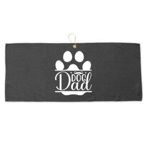 Dog Dad Cute T Large Microfiber Waffle Golf Towel