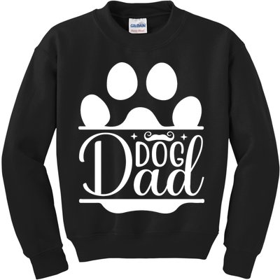 Dog Dad Cute T Kids Sweatshirt