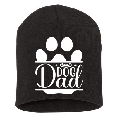 Dog Dad Cute T Short Acrylic Beanie