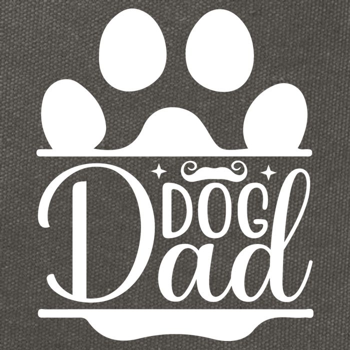 Dog Dad Cute T Cotton Canvas Backpack