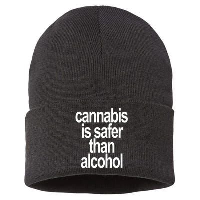 David Dinenberg Cannabis Is Safer Than Alcohol Sustainable Knit Beanie