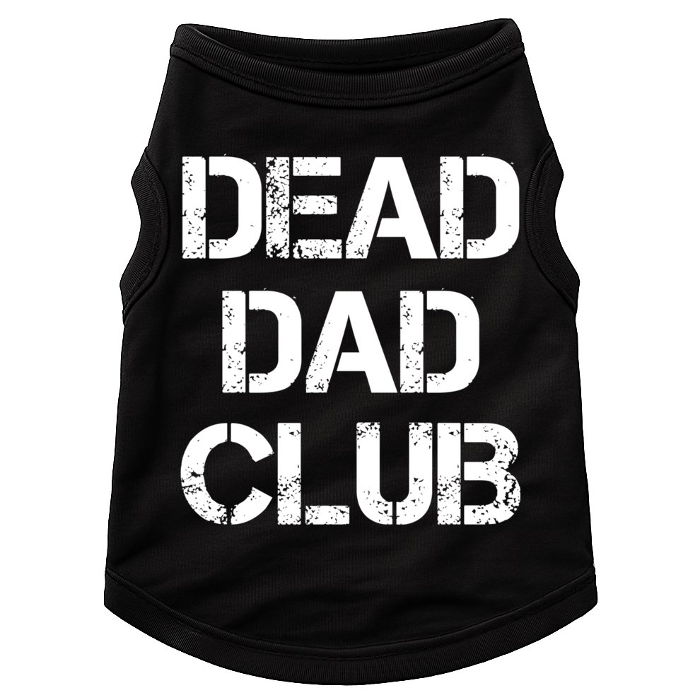 Dead Dad Club Vintage Funny Saying Doggie Tank