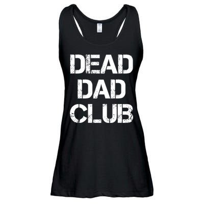Dead Dad Club Vintage Funny Saying Ladies Essential Flowy Tank