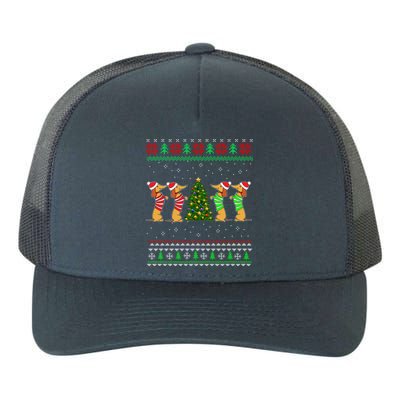 Dachshund Dog Christmas Ugly Sweater Dachshund Xmas Gift Cute Gift Yupoong Adult 5-Panel Trucker Hat