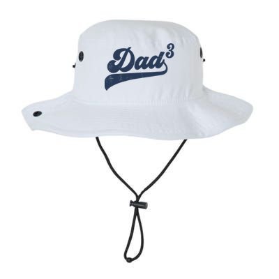 Dad3 Dad Cubed Gifts Father Of Three Daddy 3 Third Time Dad Bucket Hat