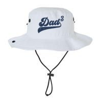 Dad3 Dad Cubed Gifts Father Of Three Daddy 3 Third Time Dad Bucket Hat