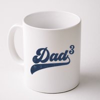 Dad3 Dad Cubed Gifts Father Of Three Daddy 3 Third Time Dad Mug