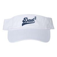 Dad3 Dad Cubed Gifts Father Of Three Daddy 3 Third Time Dad Visor