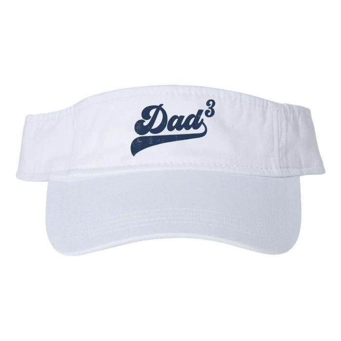 Dad3 Dad Cubed Gifts Father Of Three Daddy 3 Third Time Dad Visor